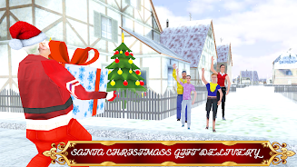 Santa Christmas Gift Delivery Captura de pantalla 0