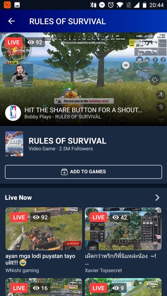 Facebook Gaming ภาพหน้าจอ 3