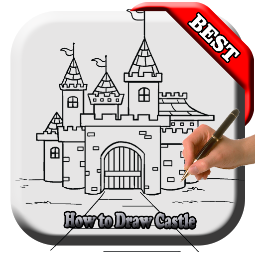 How to Draw Castle - Easy Drawing Screenshot 0