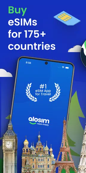 aloSIM - eSIM Travel Sim Card应用截图第0张