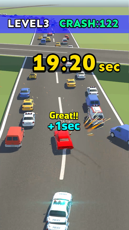 Schermata Car Chase And Crash Run 3