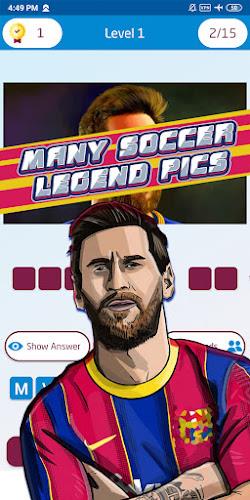 soccer player quiz Captura de pantalla 3