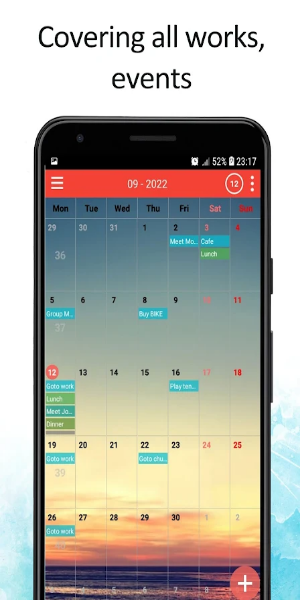 Reminder Calendar App for 2024 स्क्रीनशॉट 1