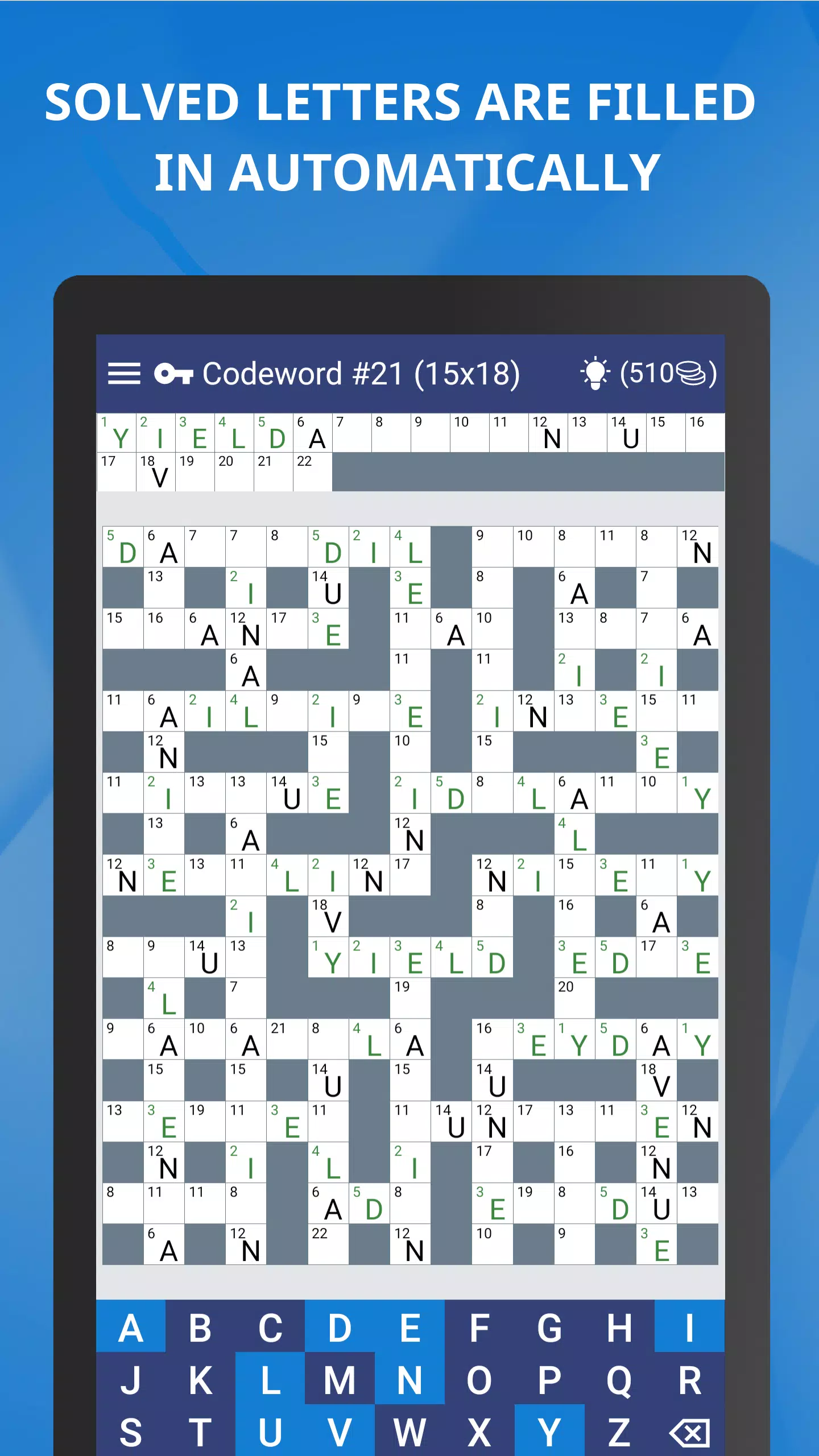 Keywords — Codeword Puzzle Capture d'écran 3