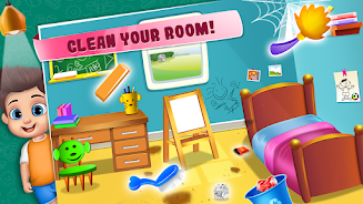 Little girl cleanup game ภาพหน้าจอ 1