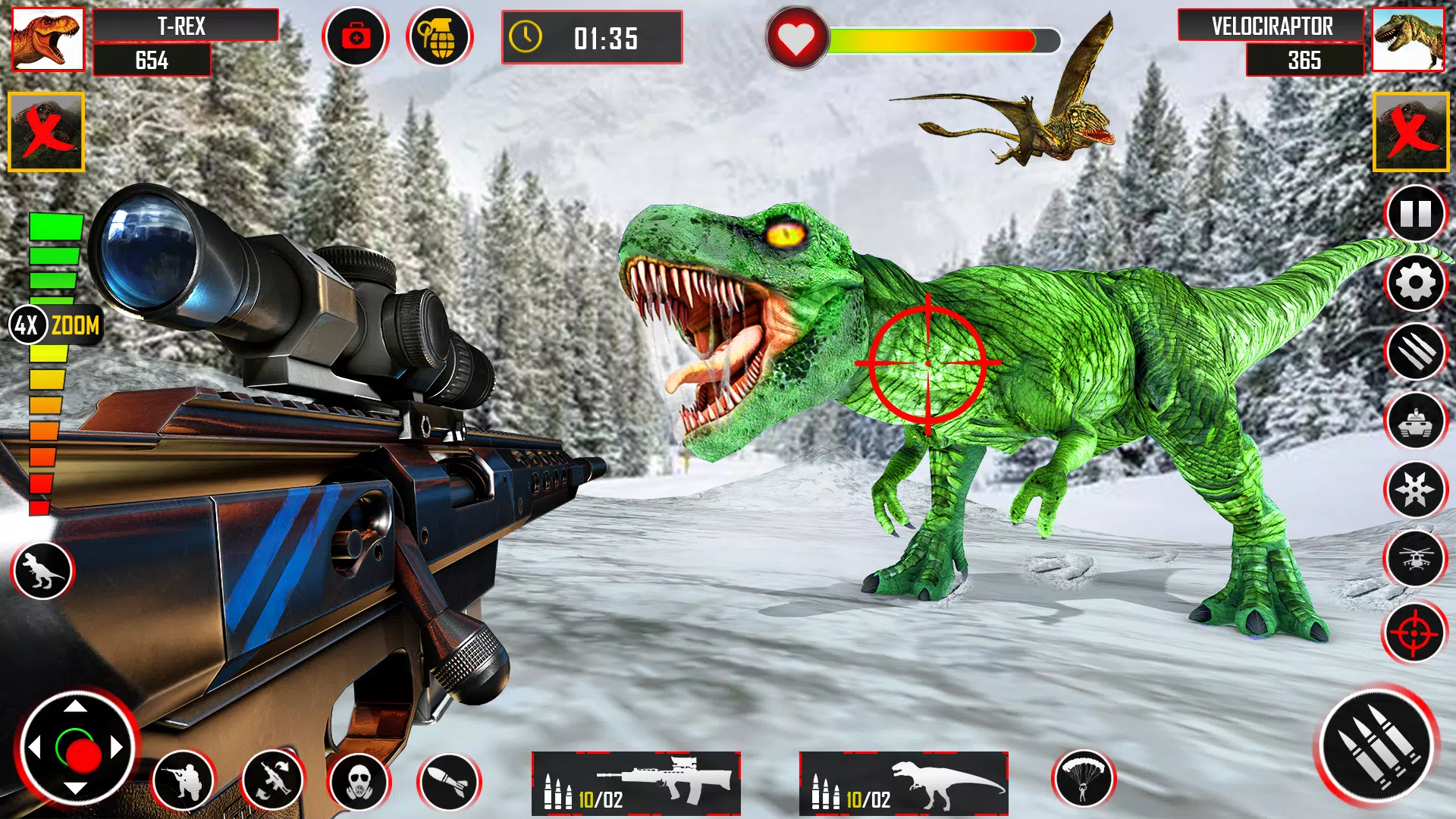 Wild Dino Hunting - Gun Games Tangkapan skrin 2