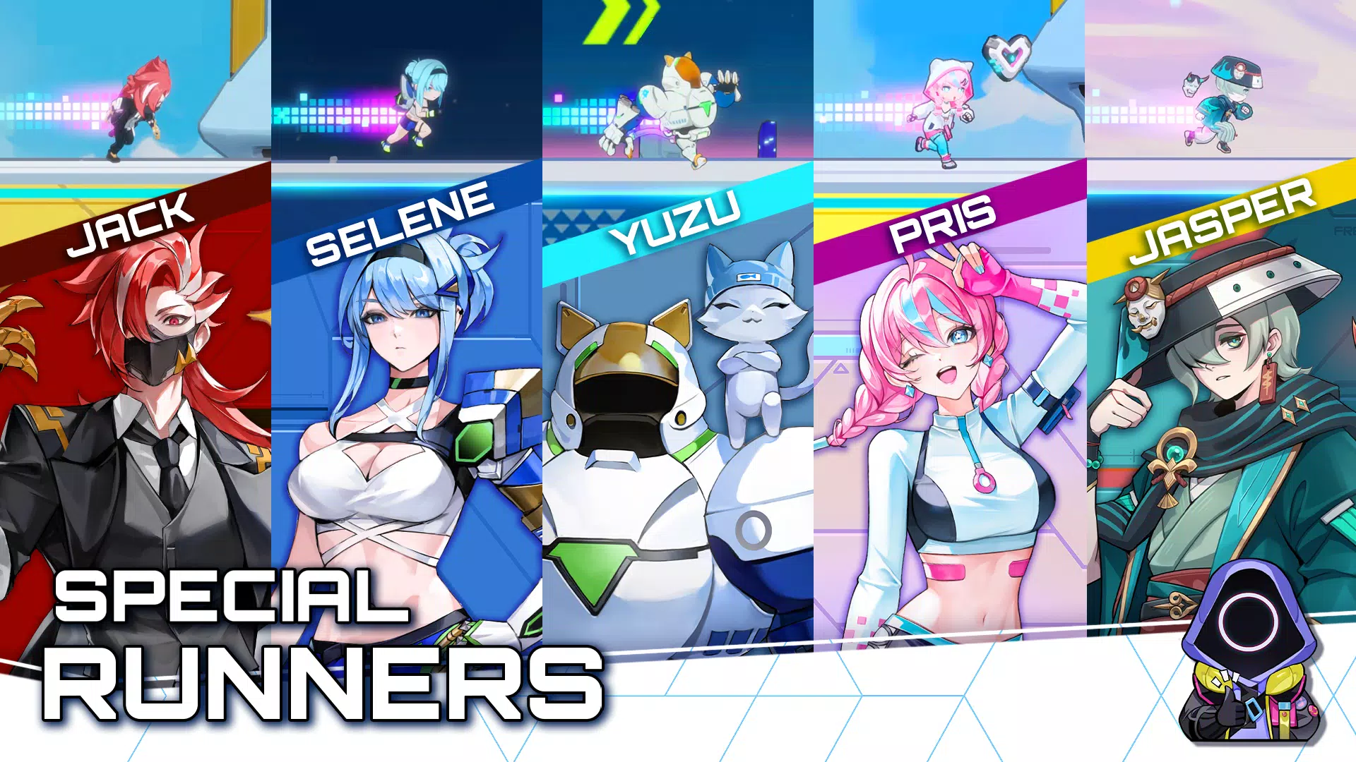 Neon Runners スクリーンショット 2