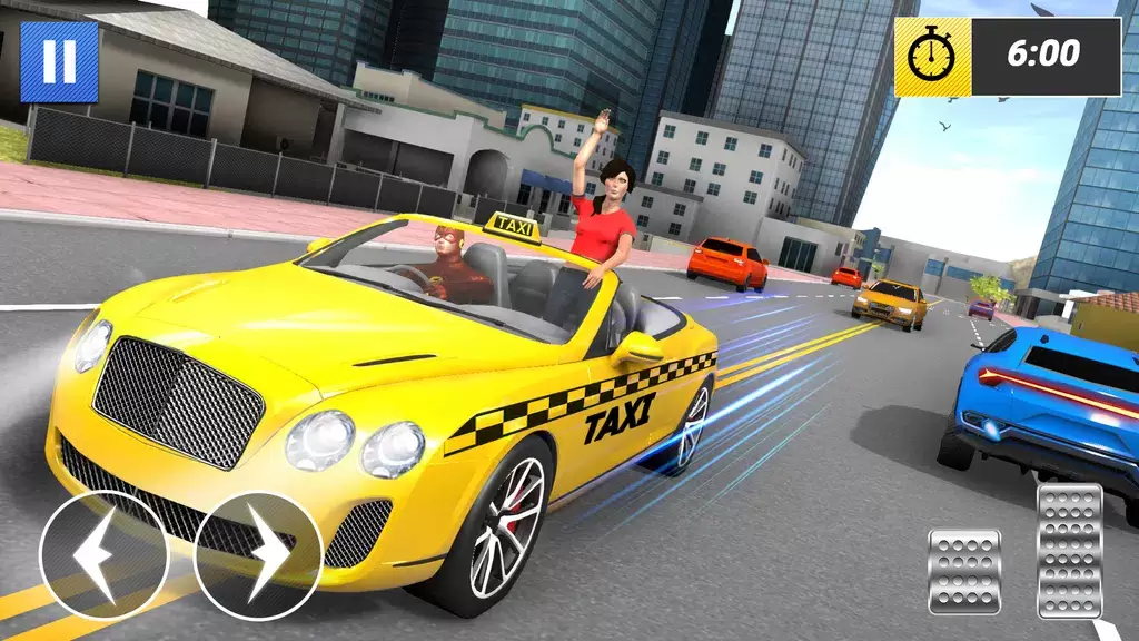 Schermata Superhero Car Games Taxi Games 1