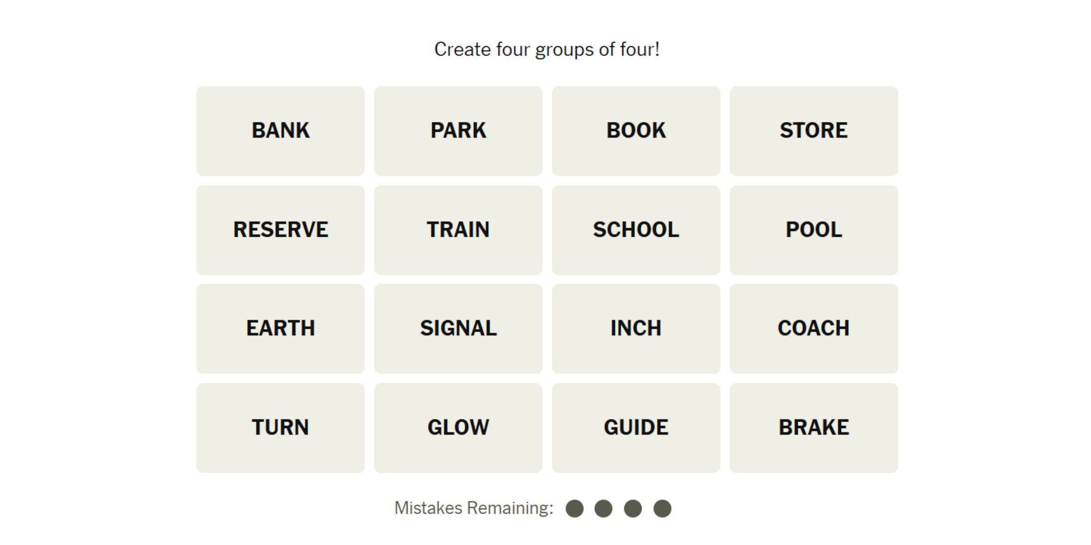 NYT Connections Puzzle Challenge for January 13, 2025