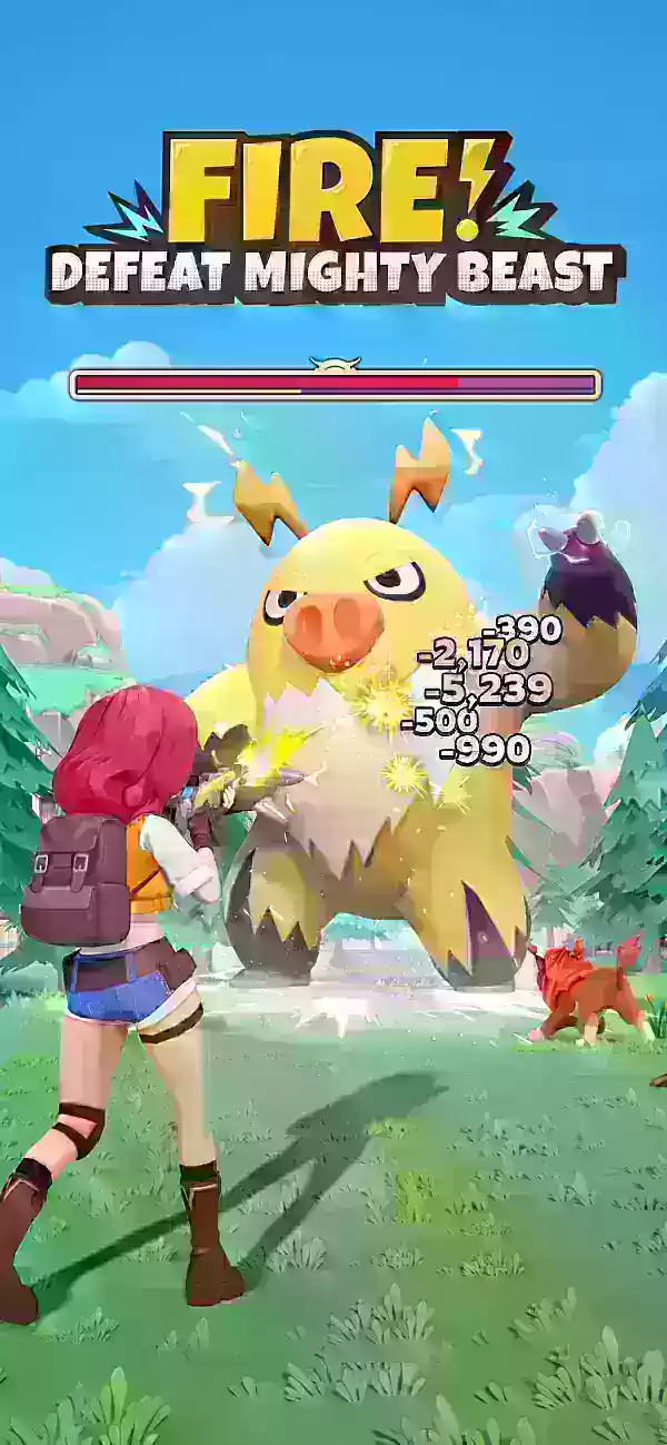 Palmon: Survival Gameplay-Screenshot zeigt Zähmmechaniken