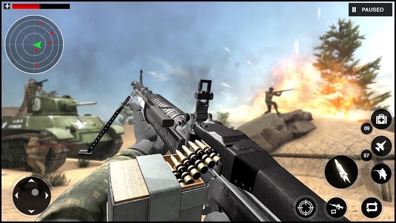 Gunner World War: WW2 Gun Game Screenshot 3