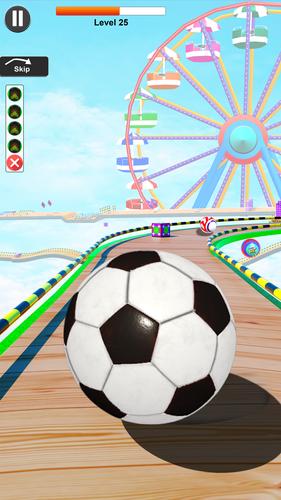 Sky Rolling Ball Master 3D Ekran Görüntüsü 2