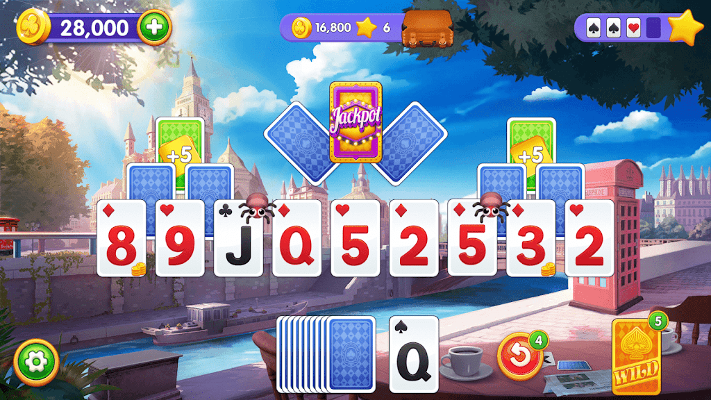 Solitaire Trip: Classic Tripeaks Card Game應用截圖第0張