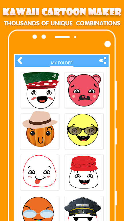 Kawaii Cartoon Maker应用截图第0张
