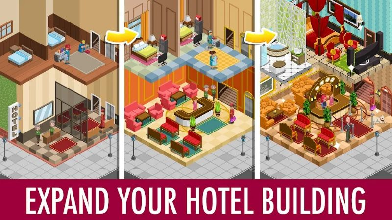 Hotel Tycoon Empire: Idle game應用截圖第3張