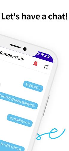 RandomTalk - Random Chat ภาพหน้าจอ 0