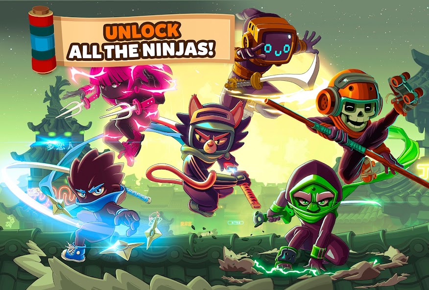 Ninja Dash Run - Offline Game Mod Screenshot 2