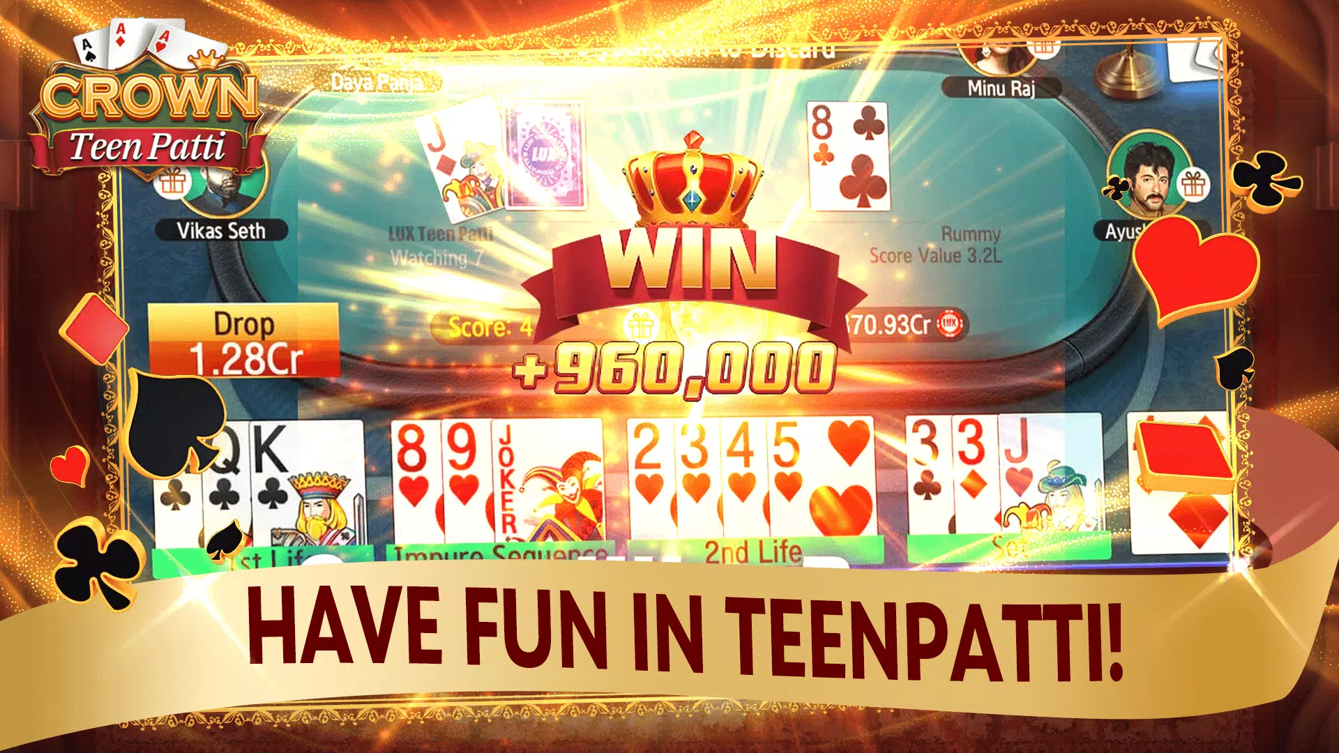 Teen Patti Crown Ekran Görüntüsü 0