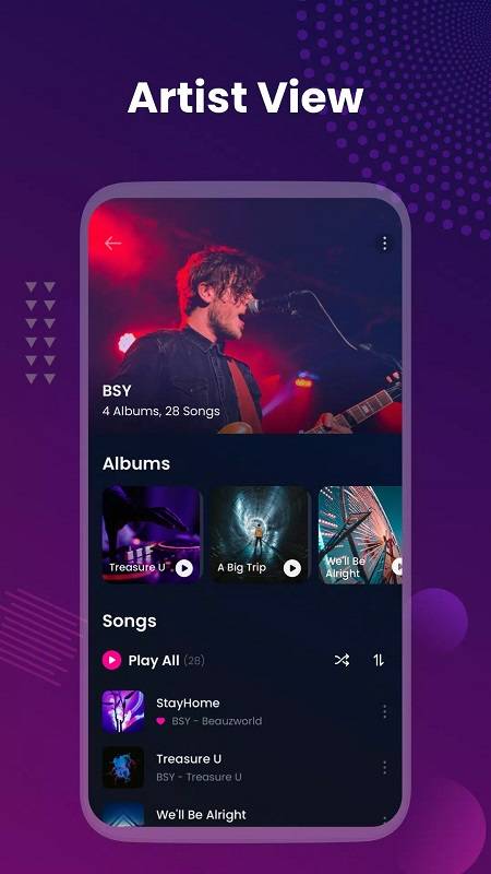 Schermata Offline Music Player: My Music 2