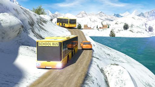 School Bus: Up Hill Driving स्क्रीनशॉट 0