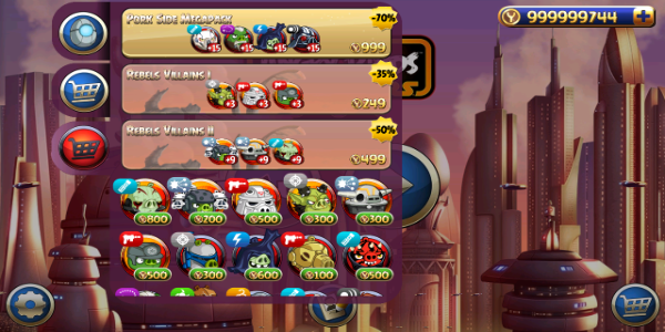 Angry Birds Star Wars 2 ဖန်သားပြင်ဓာတ်ပုံ 0