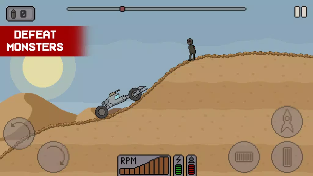 Death Rover: Space Zombie Race Screenshot 1