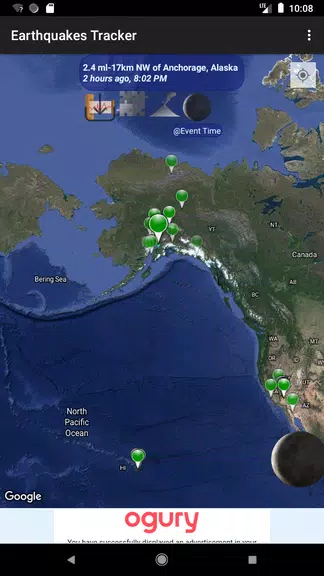 Earthquakes Tracker 스크린샷 1