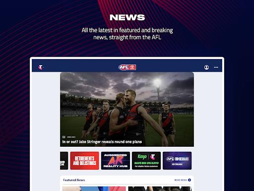 AFL Live Official App Ekran Görüntüsü 3