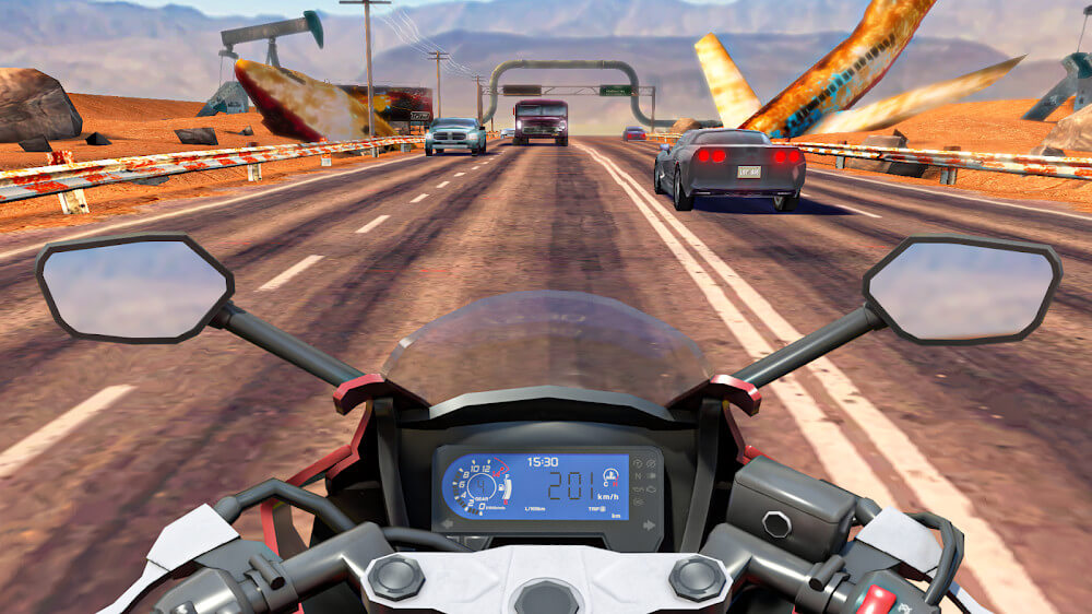 Moto Rider GO: Highway Traffic Mod Screenshot 0