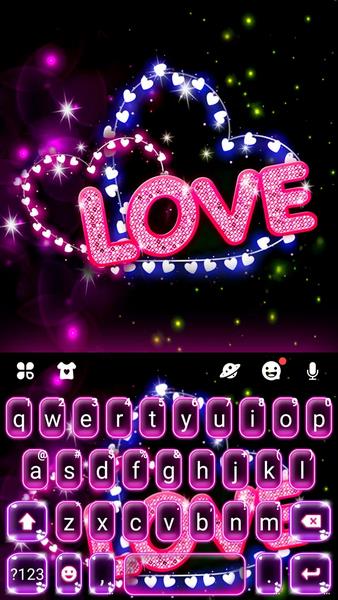 Neon Love Theme স্ক্রিনশট 0