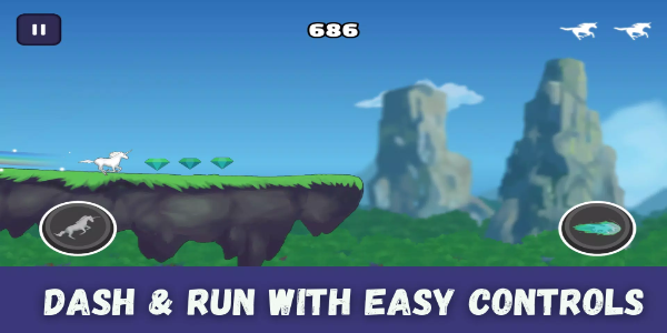 Unicorn Dash : Horse Attack Ekran Görüntüsü 1