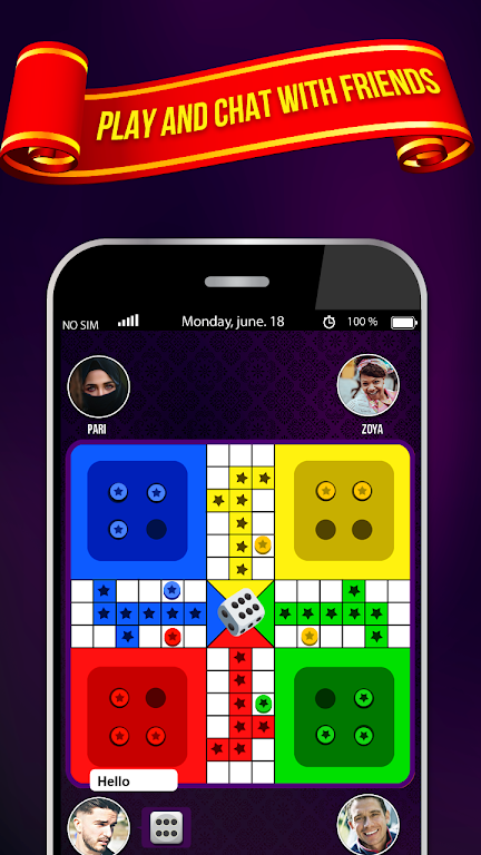 Classic Ludo Game Captura de pantalla 3