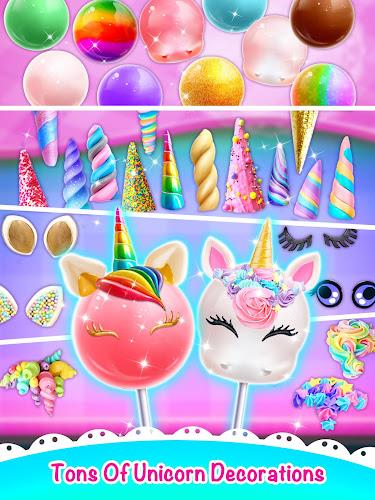 Unicorn Cake Pop - Sweet Food Скриншот 3