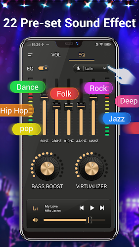 Musique Equalizer Pro Capture d'écran 3