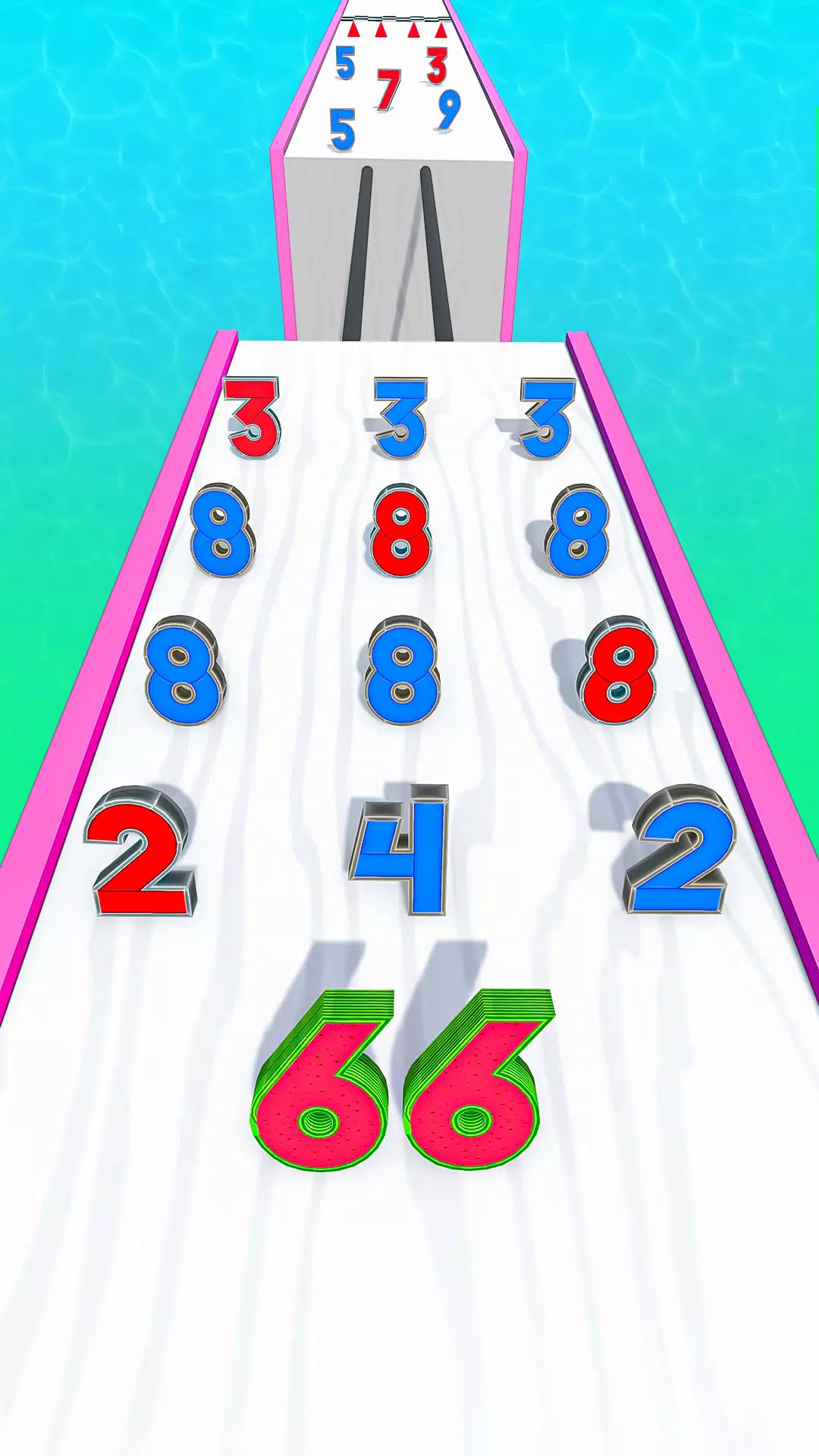 Number Master Run 3D Games Screenshot 2