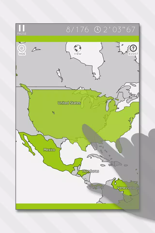 Schermata E. Learning World Map Puzzle 0