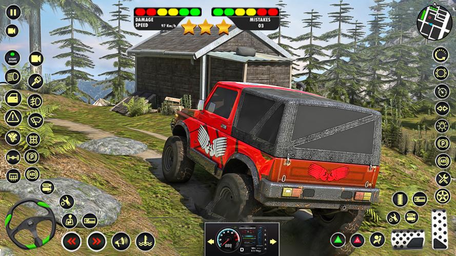 US Offroad Fury Car Driving 3D स्क्रीनशॉट 2