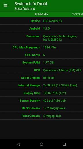 System Info Droid Zrzut ekranu 0