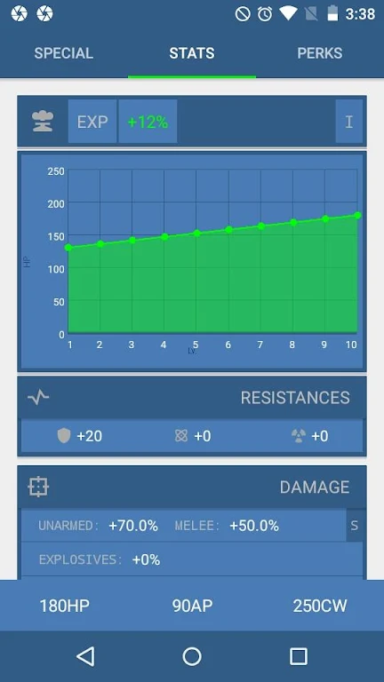 StatMan - FO4 Build Planner স্ক্রিনশট 1