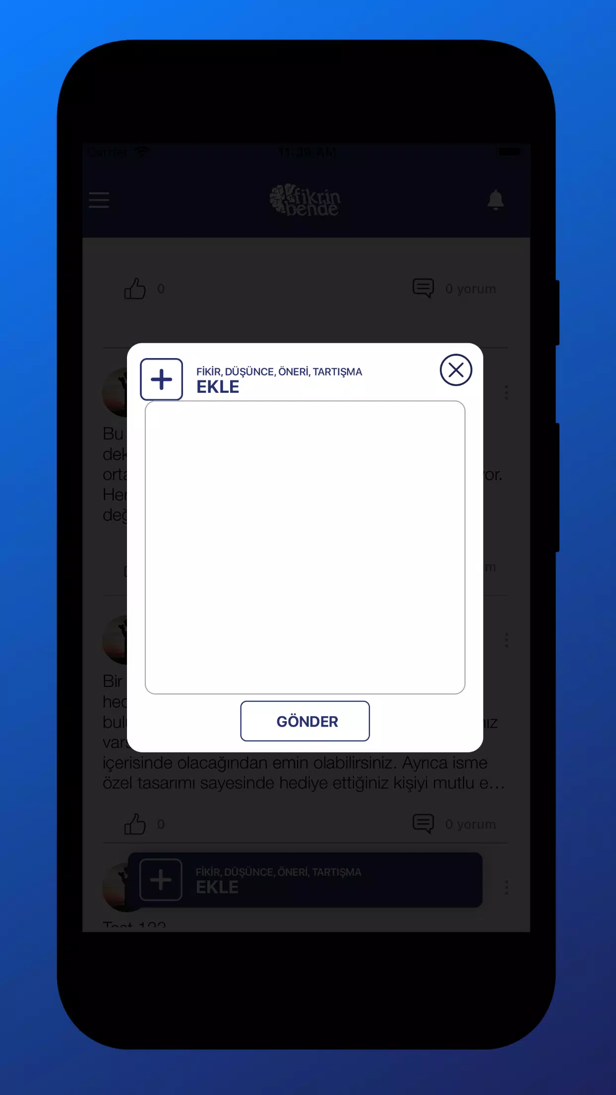 Fikrin Bende Ekran Görüntüsü 0