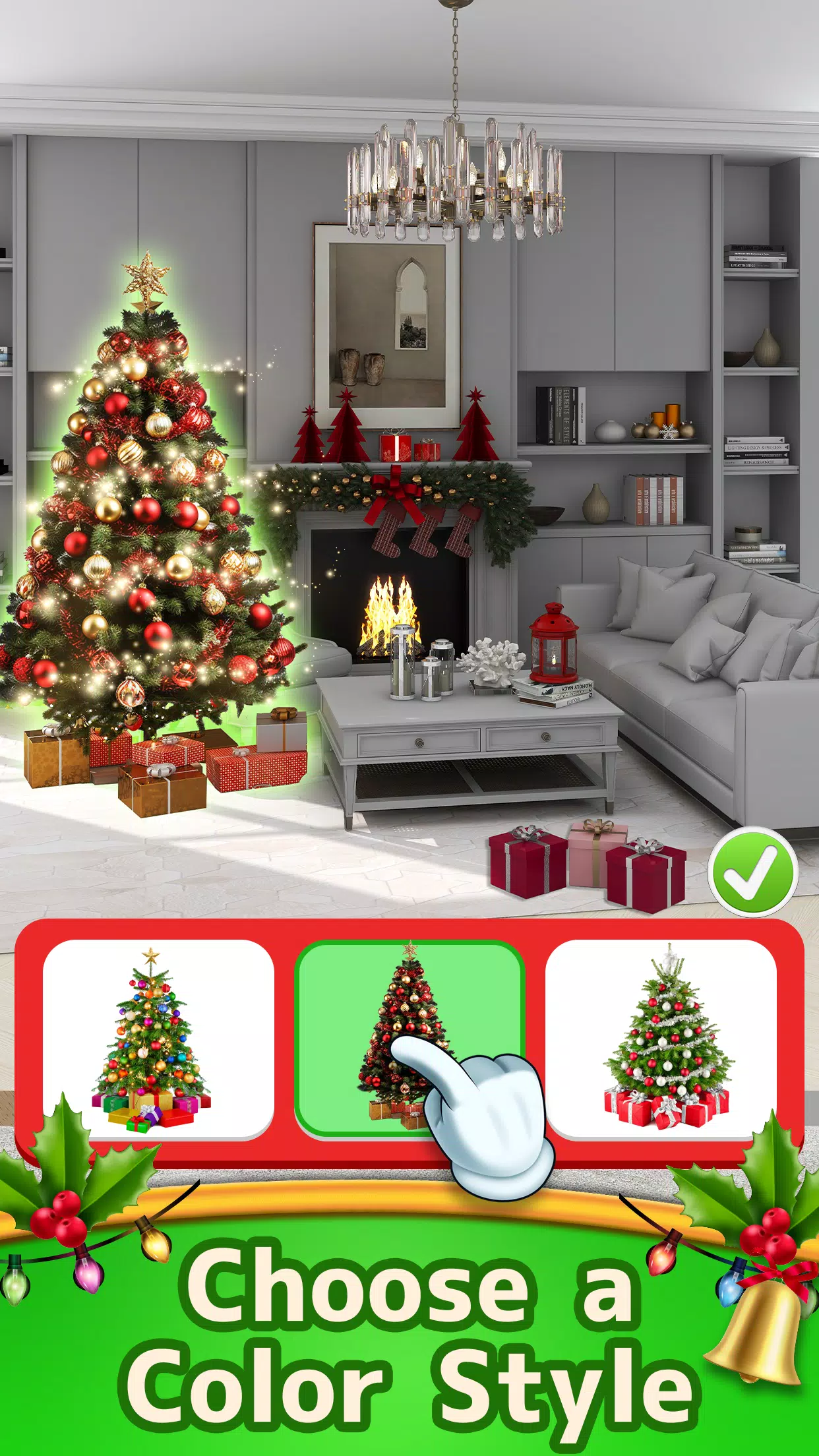 Christmas Match: Home Design Captura de tela 0