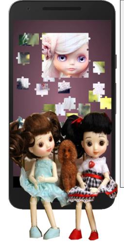 Cute Dolls Jigsaw Slide Puzzle Zrzut ekranu 1