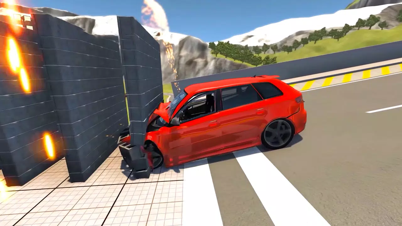 Beam Drive Road Crash 3D Games Screenshot 2