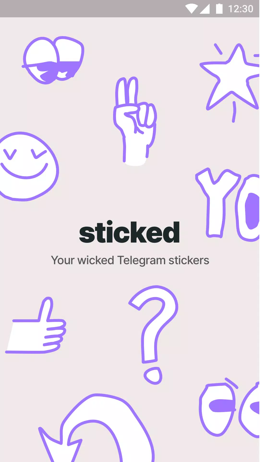 Sticked - Telegram stickers Zrzut ekranu 0