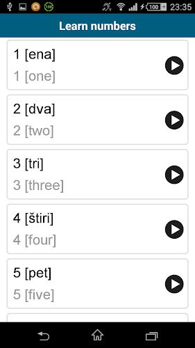 Learn Slovenian - 50 languages Ekran Görüntüsü 3