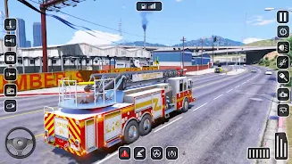 Fire Truck Game:US Firefighter Zrzut ekranu 2