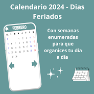 Schermata Calendario 2024- Días Feriados 3