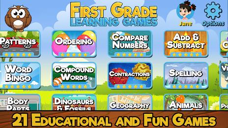 First Grade Learning Games スクリーンショット 0