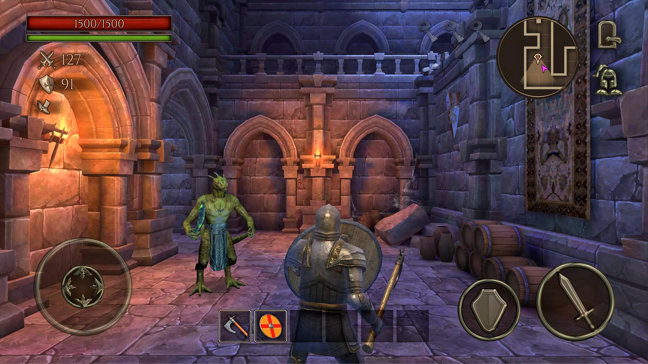 Ghoul Castle 3D - Action RPG Скриншот 3