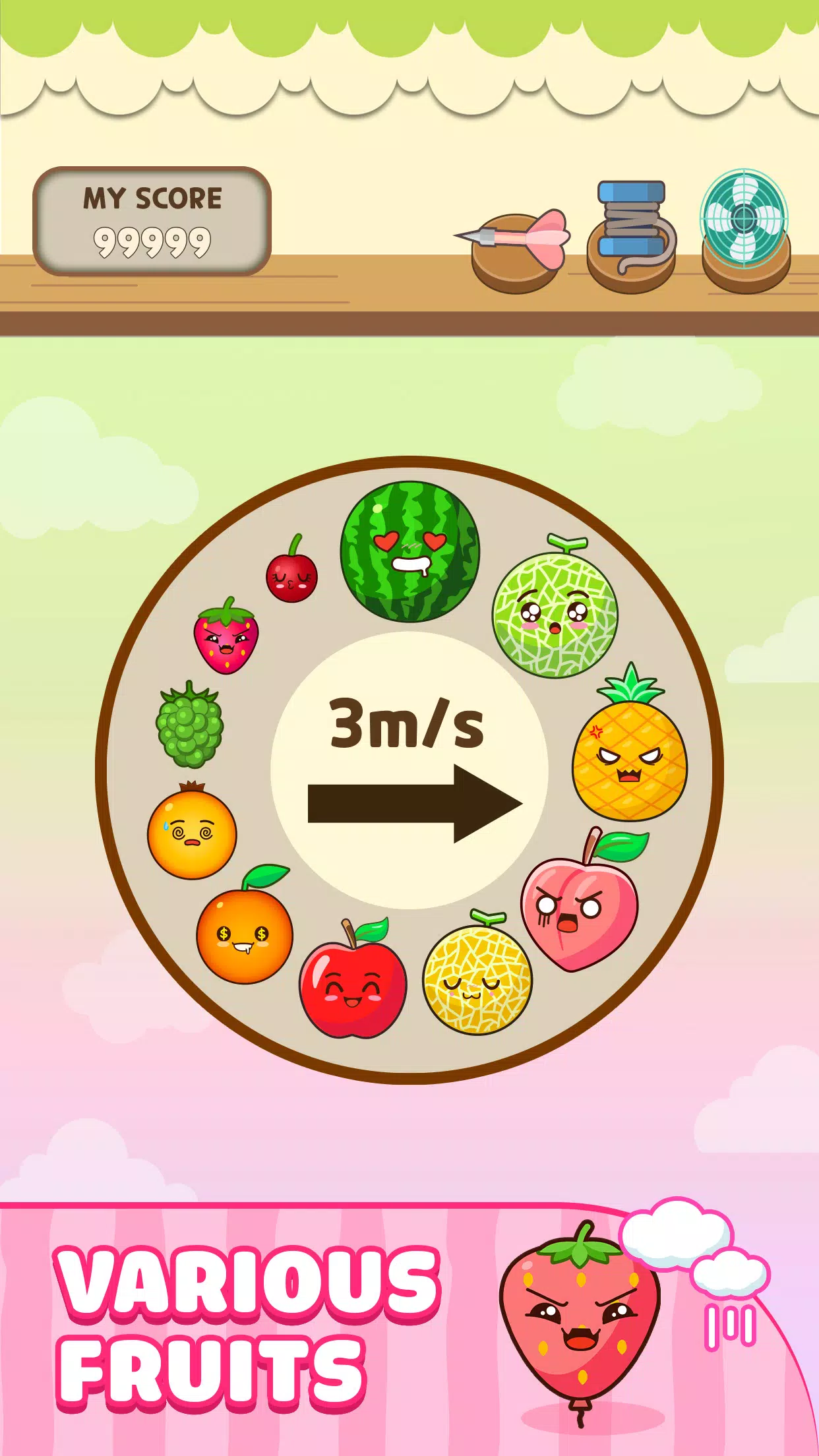 Melon Balloon: Fruit Merge应用截图第3张